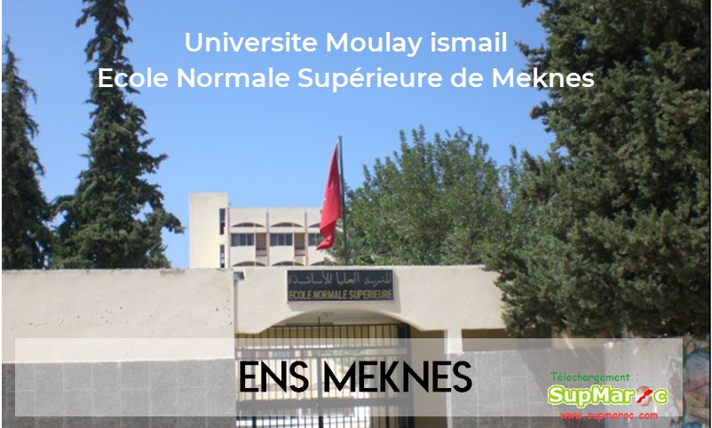 Résultats Définitifs ENS Meknès Master sp 2023 2024 Supmaroc