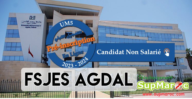 Preselection Fsjes Agdal Master Ms 2023 2024 Supmaroc